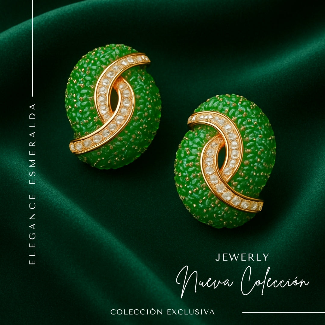 ELEGANCE SET™ RELOJ TRÉBOL ESMERALDA + REGALO EXCLUSIVO: ARETES Y COLLAR + ENVIÓ GRATIS🎁