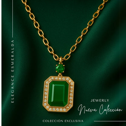 ELEGANCE SET™ RELOJ TRÉBOL ESMERALDA + REGALO EXCLUSIVO: ARETES Y COLLAR + ENVIÓ GRATIS🎁