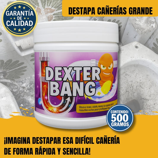 Destapa Cañerías Dexter Bang x 500gr El Original - Elimina Bloqueos Rápido ✅