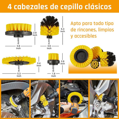 Kit de Limpieza Premium de 22 Piezas para Carros y Motos ✅