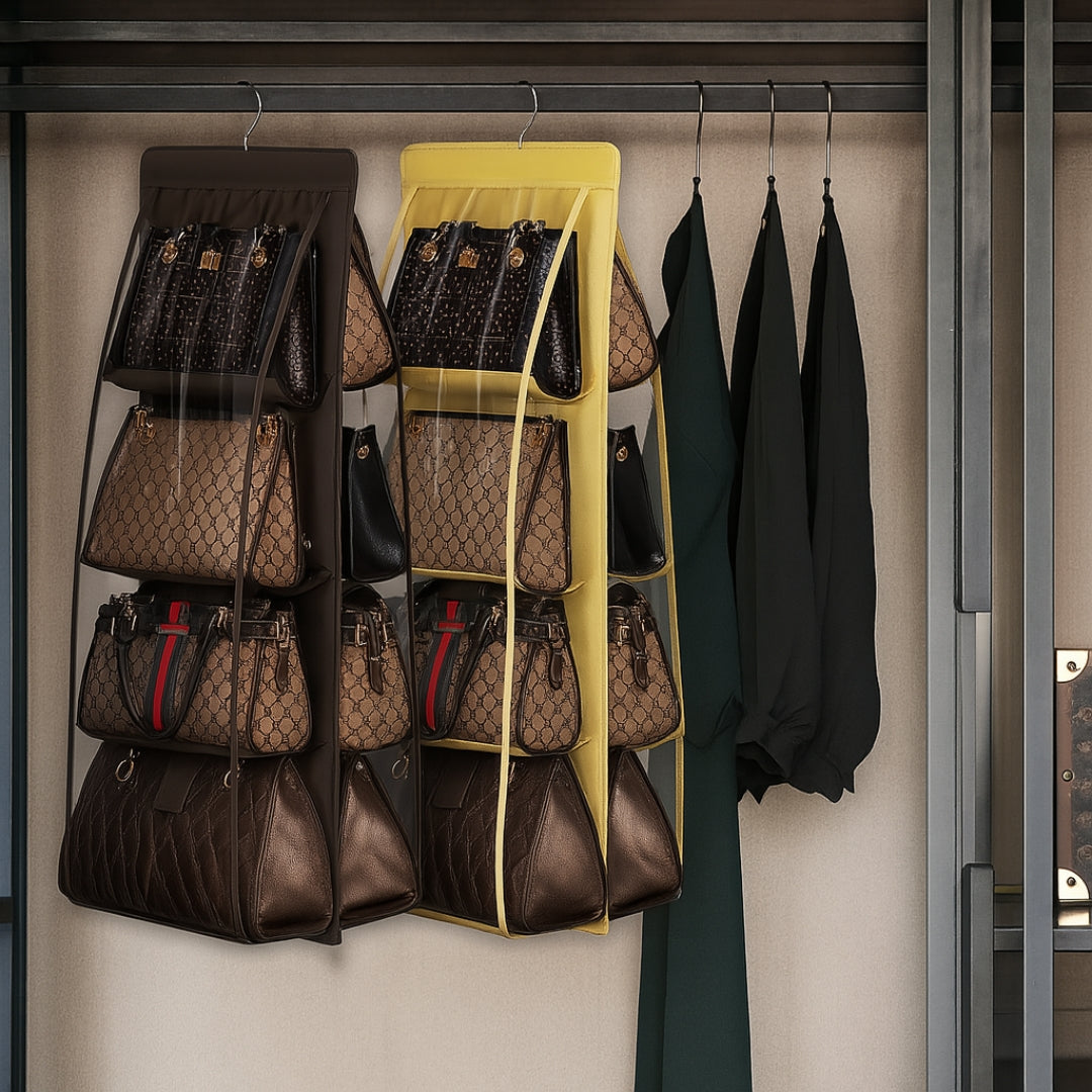 Organizador de Bolsos con 8 Compartimientos + Protección Antipolvo ¡Envío Gratis!