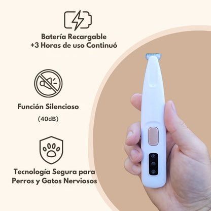 Maquina Afeitadora Silenciosa para Mascota 🐶🐱 + Envío Gratis