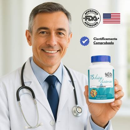 15 Day Cleanse + Envió Gratis - Ligereza el Bienestar de tu Cuerpo ✅