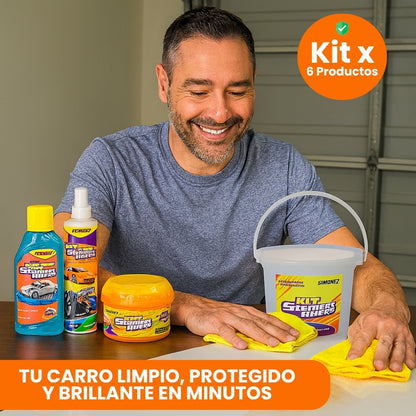Kit Profesional 6 en 1 - Tu Carro Siempre Brillante y Como Nuevo + Envió Gratis 🚚