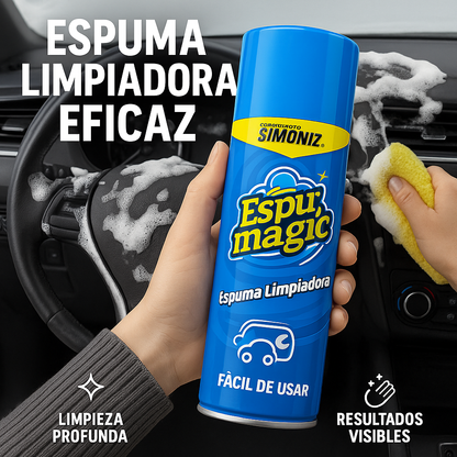 MEGA OFERTA 2x1 Espuma Limpiadora para Carros ¡Quita Manchas y Arranca Grasa! ✅
