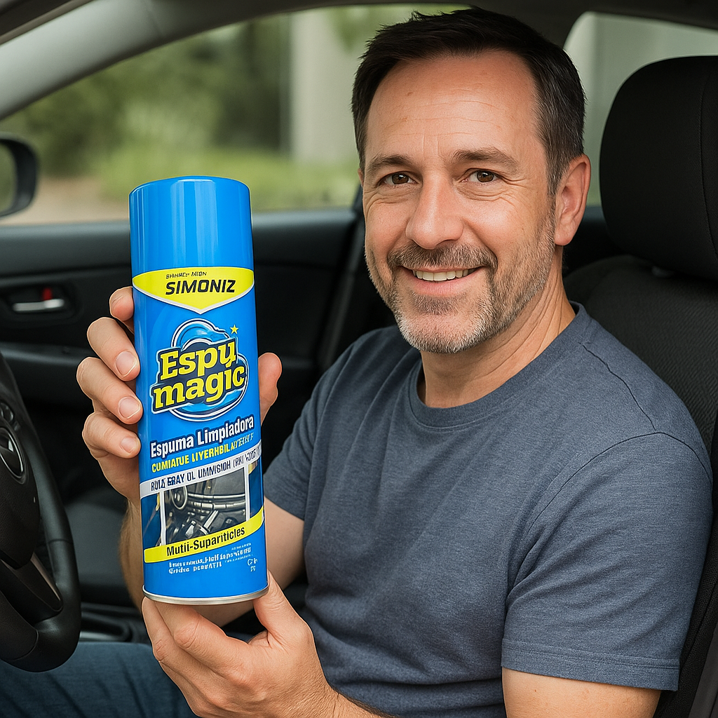 MEGA OFERTA 2x1 Espuma Limpiadora para Carros ¡Quita Manchas y Arranca Grasa! ✅