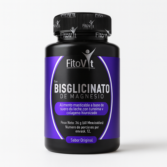 Bisglicinato de Magnesio x 60 Capsulas