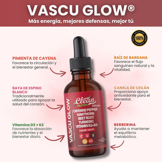 ✨ Vascu Glow® - Más energía, mejores defensas, mejor tú