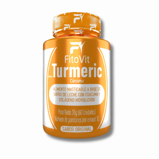 Cúrcuma con Colágeno Hidrolizado x 60 Cápsulas + 2 Sachets de Citrato de Magnesio Gratis ✅