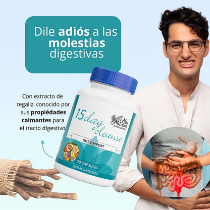 15 Day Cleanse + Envió Gratis - Ligereza el Bienestar de tu Cuerpo ✅