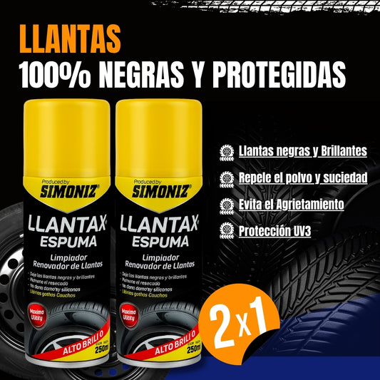 ¡Llantas Negras Como Nuevas! Restaurador de Llantas  2x1 con Envío Gratis
