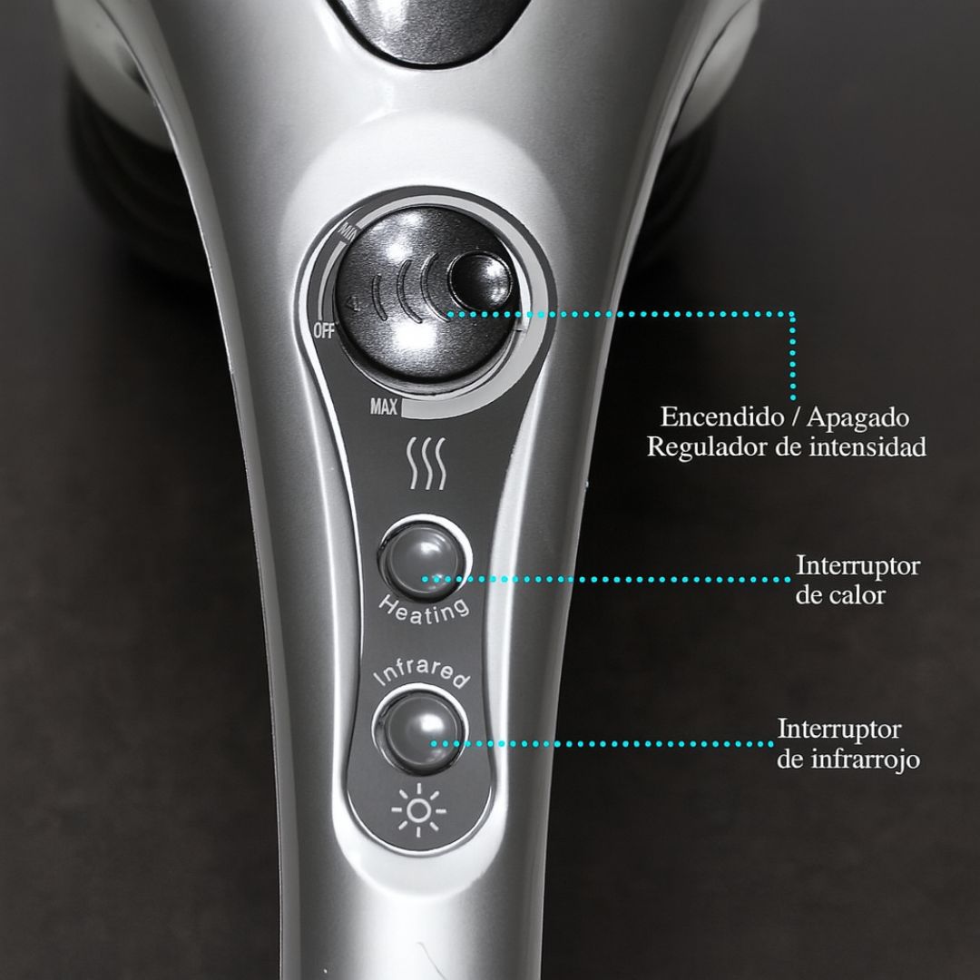 Masajeador Muscular Profesional con Infrarrojo + Libro de Masajes Profesionales Gratis