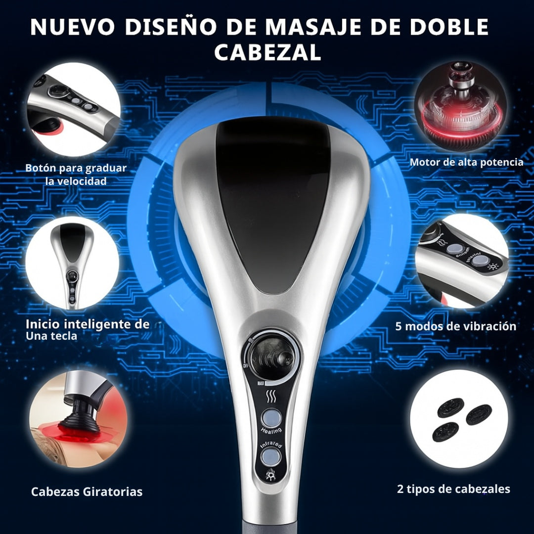 Masajeador Muscular Profesional con Infrarrojo + Libro de Masajes Profesionales Gratis