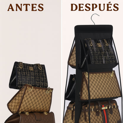 Organizador de Bolsos con 8 Compartimientos + Protección Antipolvo ¡Envío Gratis!