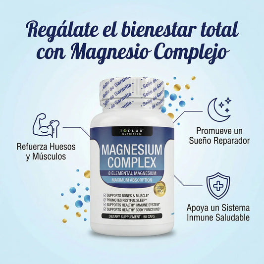 ✨ Magnesium Complex 8 en 1 - Descansa profundo y recupérate mejor sin tensión