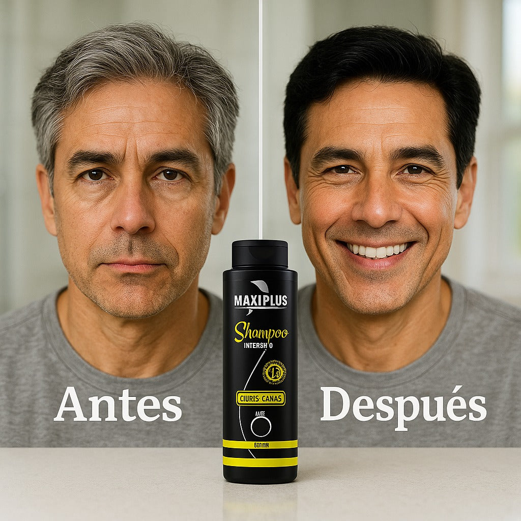 Maxi Plus Shampoo Cubre Canas + Obsequio Colágeno + Envió Gratis ✅